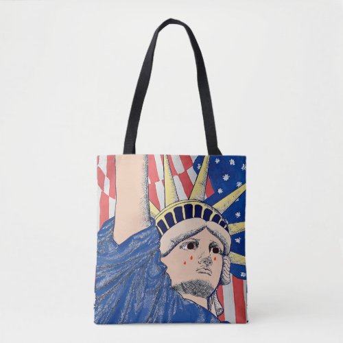Lady Liberty Tears - Tote Bag