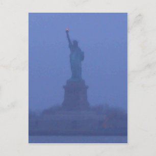 Lady Liberty The Statue of Liberty USA July 4th Postcard