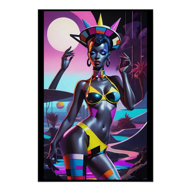 Lady Liberty Touts a Transformative Dream Poster (Front)