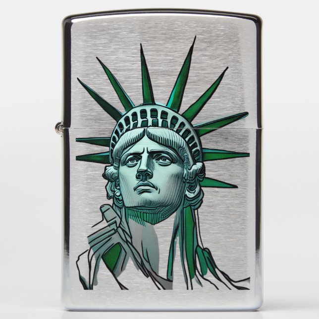 Lady Liberty Zippo Lighter (Front)