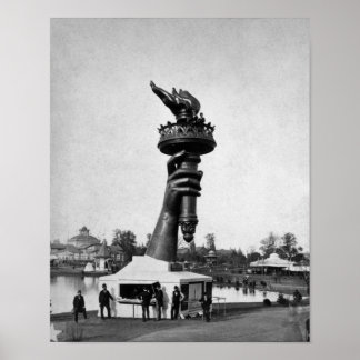 Lady Liberty's Hand and Torch Poster