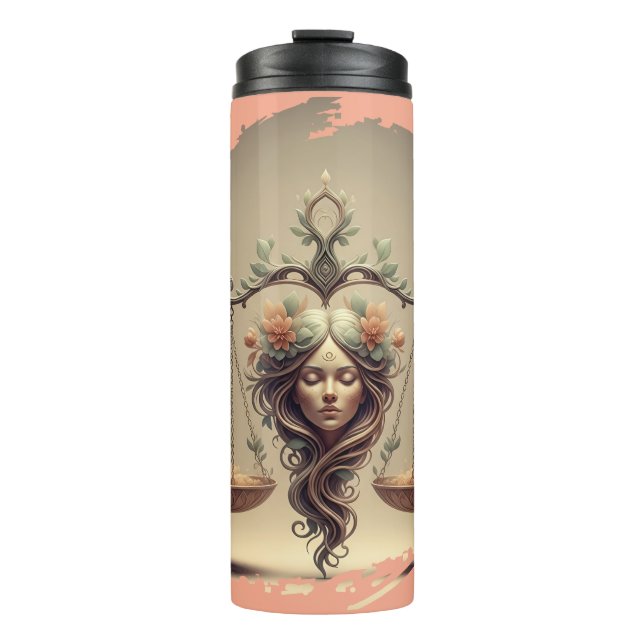 Lady Libra Thermal Vaso Tumbler (Front)