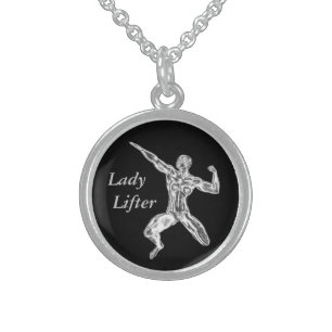 Lady Lifter Weightlifting Necklace