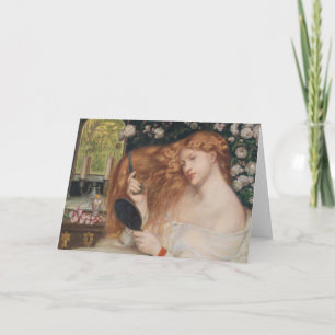 Lady Lilith 19th Century Rossetti Painting Card
