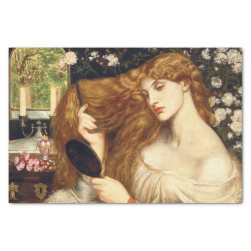 Lady Lilith by Dante Gabriel Rossetti Tissue Paper