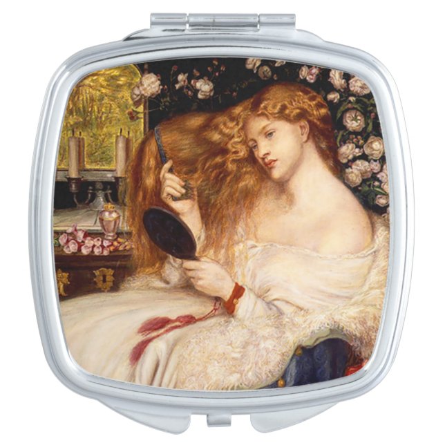 Lady Lilith by Rossetti - Compact 1 Makeup Mirror (Front)
