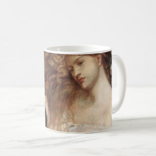 Lady Lilith by Rossetti, Vintage Victorian Portait Coffee Mug