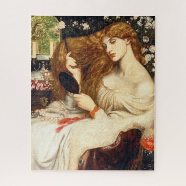 Lady Lilith (Stunning Beauty with Long Red Hair) Jigsaw Puzzle (Vertical)