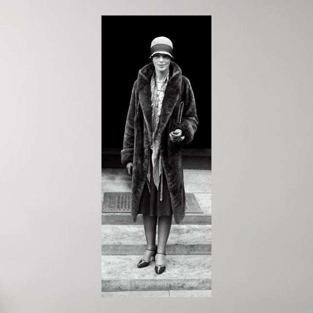 "LADY LINDY" AMELIA EARHART in 1928 Poster (Front)