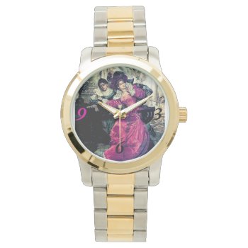 Lady Love Letter Antique Painting Watch by EDDESIGNS at Zazzle