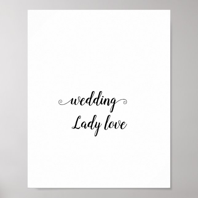 Lady love poster (Front)