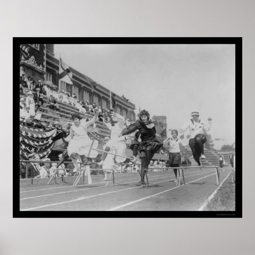 Lady Low Hurdle Race in Washington DC 1922 Poster