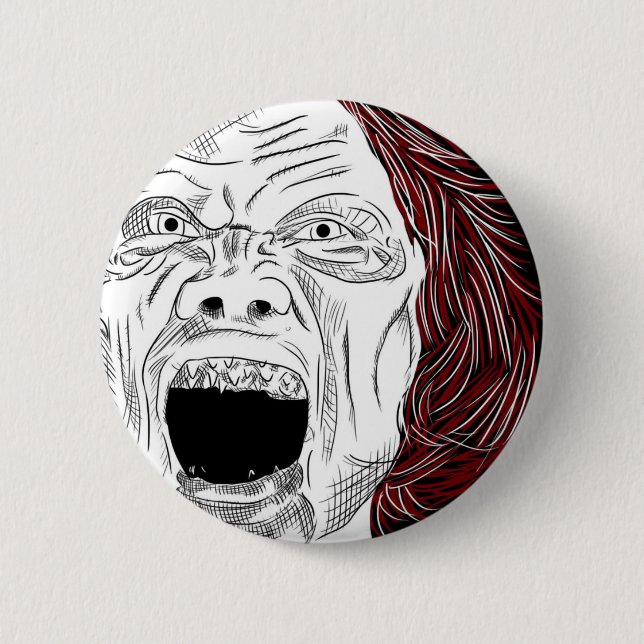 Lady Luck Button (Front)