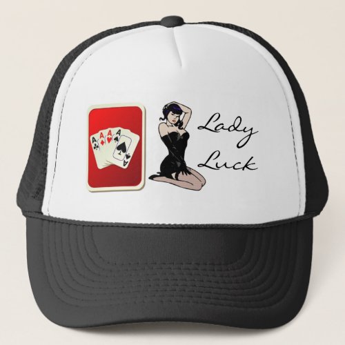 Lady Luck Poker Hat