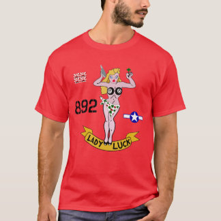 Lady Luck WWII Nose Art T-Shirt