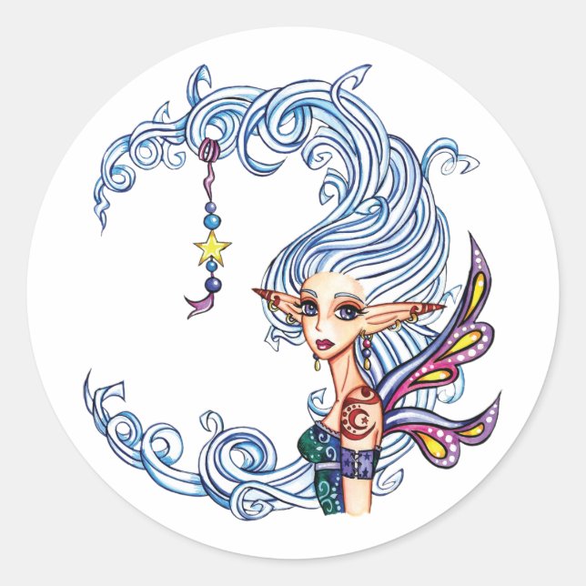 Lady Luna Fairy Stickers (Front)