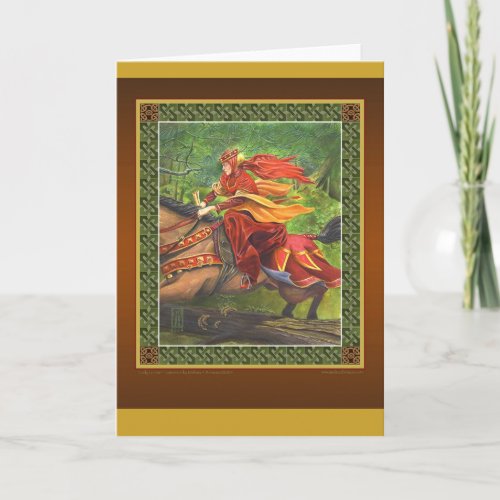 Lady Lunete greeting card