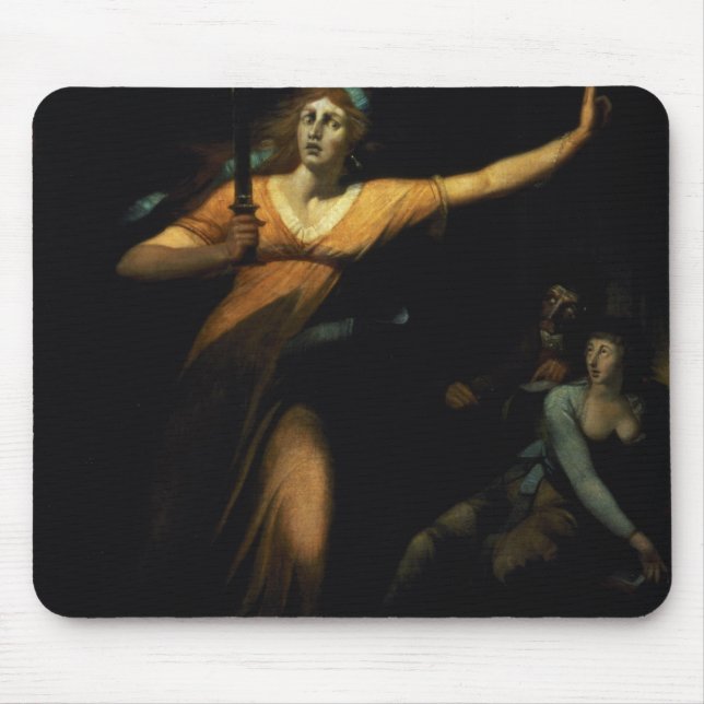 Lady Macbeth Sleepwalking, 1783 (oil on canvas) Mouse Pad (Front)