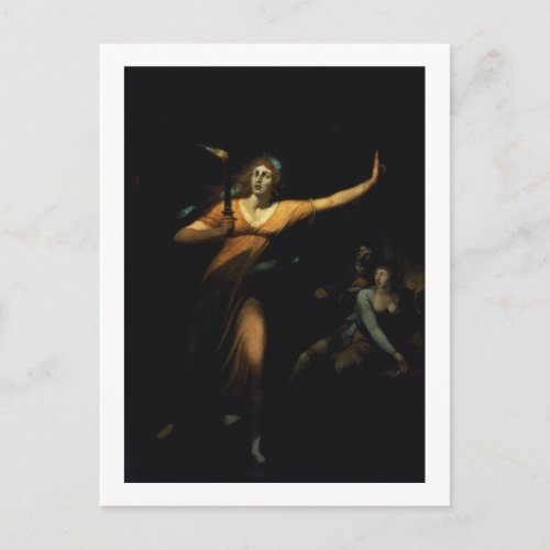 Lady Macbeth Sleepwalking 1783 oil on canvas Postcard