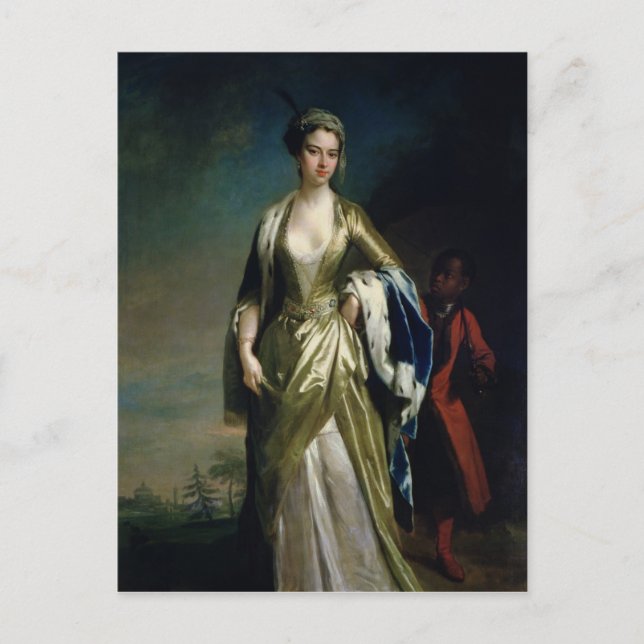 Lady Mary Wortley Montagu, c.1725 Postcard (Front)