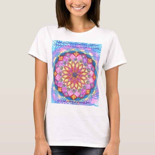 Lady Master Mandala T Shirt Ladies (Front)