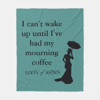 Lady of Ashes Fleece Blanket - Wake Up