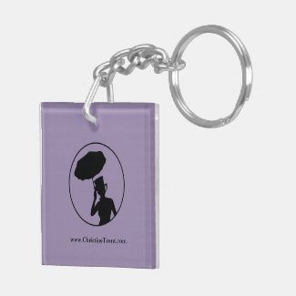 Lady of Ashes Keychain, Dbl Sided - Keys Hearse Keychain