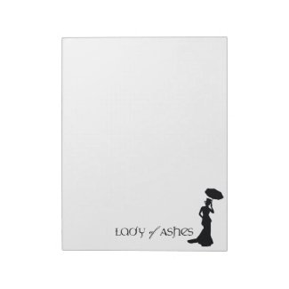 Lady of Ashes Notepad, 8.5x11, 40 pgs Notepad