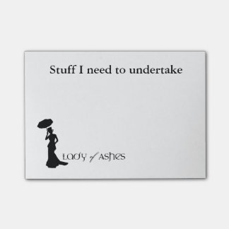 Lady of Ashes Post It Notes - Violet Harper