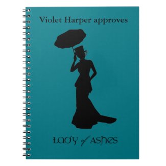 Lady of Ashes Spiral Notebook - Violet Approves