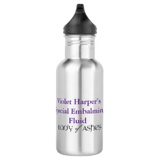 Lady of Ashes Water Bottle - Embalming Fluid