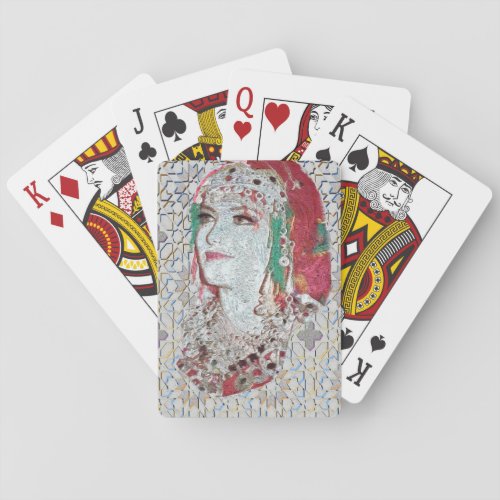 Lady of Atlas II Poker Cards