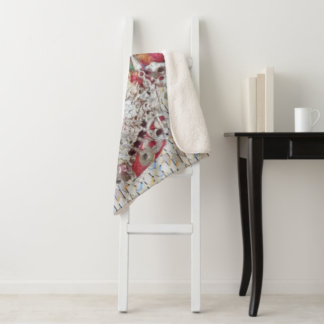 Lady of Atlas II Sherpa Blanket (In Situ)