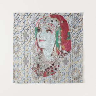 Lady of Atlas II Tapestry