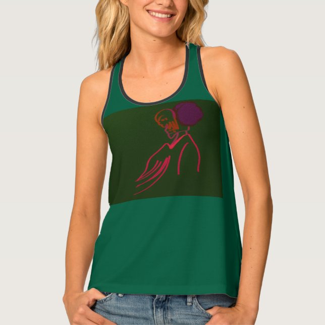 Lady of Grace and Empowerment  Tank Top (Front)