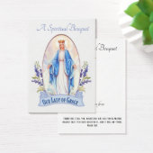 Lady of Grace Spiritual Bouquet Prayer Holy Card (Desk)