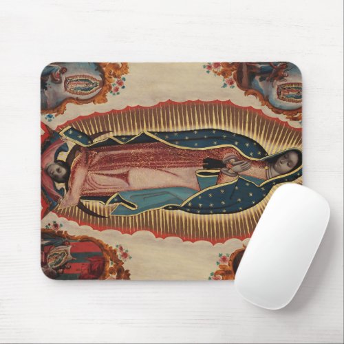 Lady of Guadalupe 1780 by Sebastian Zalcedo Mouse Pad