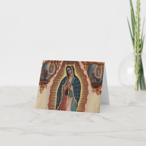 Lady of Guadalupe 1780 by Sebastian Zalcedo Thank You Card