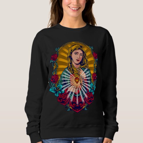 Lady of Guadalupe Mary Sweatshirt