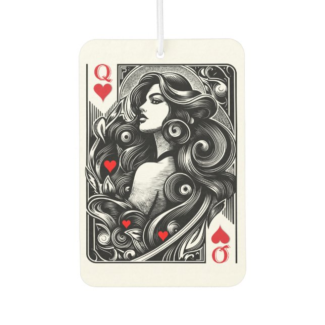 Lady of Heart to You Air Freshener (Front)