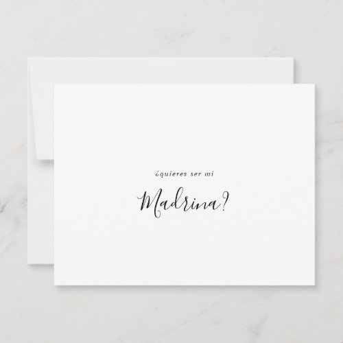Lady of Honor Proposal Card