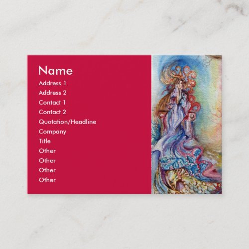 LADY OF LAKE  Magic and Mystery Business Card