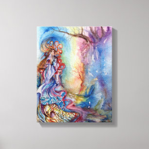 LADY OF LAKE , Magic and Mystery Canvas Print