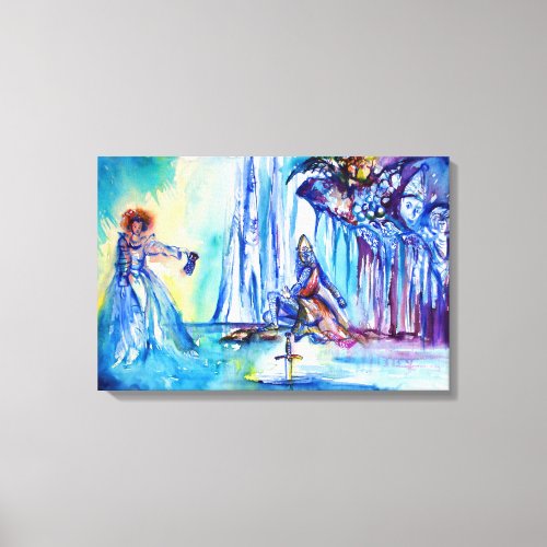 LADY OF LAKE  Magic and Mystery Canvas Print