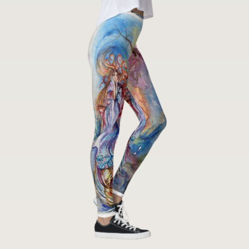 LADY OF LAKE  Magic and Mystery Fantasy Leggings