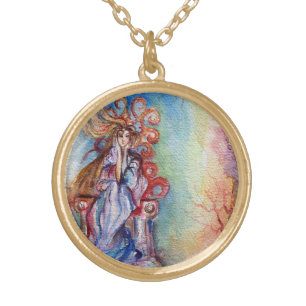 LADY OF LAKE / Magic and Mystery Gold Plated Necklace