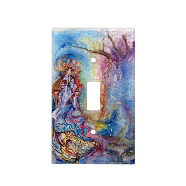 LADY OF LAKE , Magic and Mystery Light Switch Cover (Front)