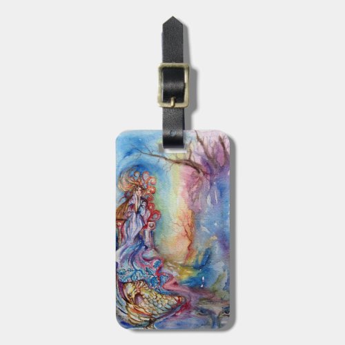 LADY OF LAKE   Magic and Mystery_ Parchment Luggage Tag