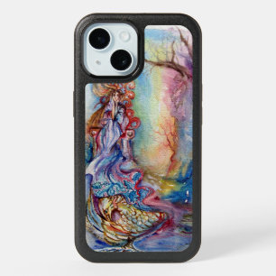 LADY OF LAKE / Magic and Mystery Pink Blue Fantasy iPhone 15 Case