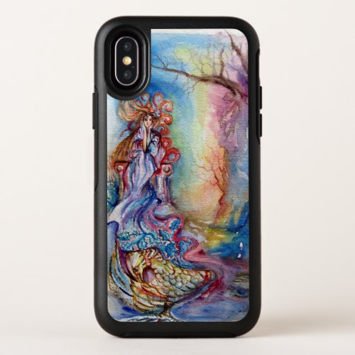 LADY OF LAKE  Magic and Mystery Pink Blue Fantasy OtterBox Symmetry iPhone XS Case